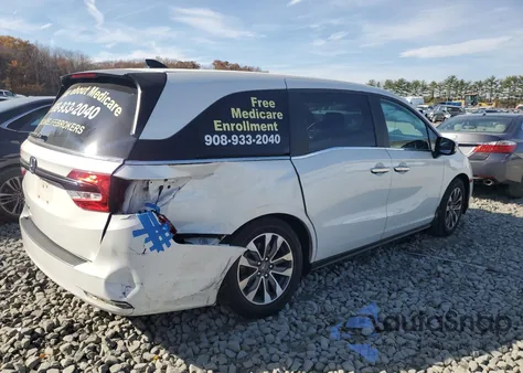 2022 Honda Odyssey Exl из США, поврежденный, VIN 5FNRL6H71NB023976